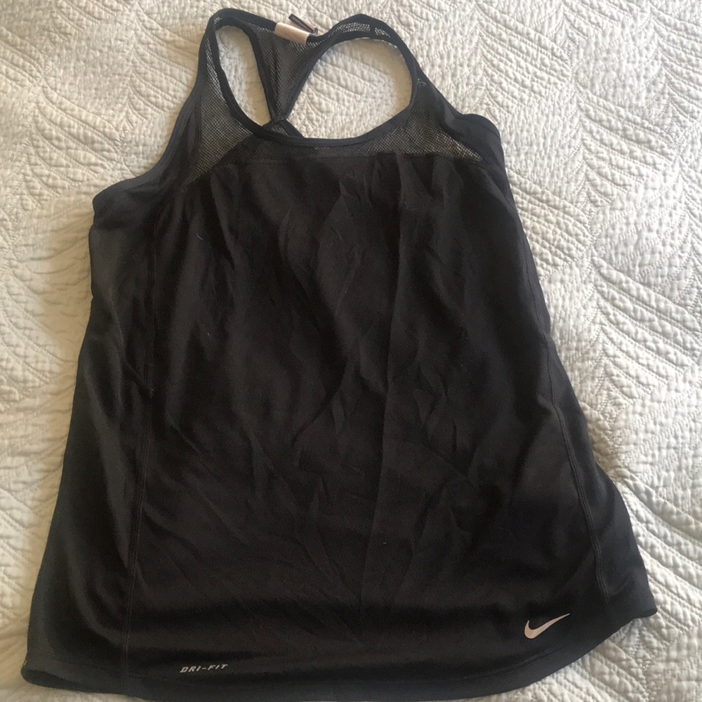Black Nike Dri-fit tank